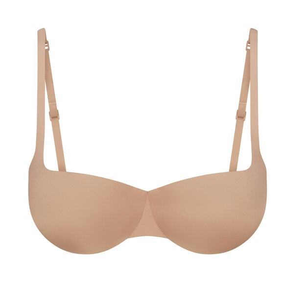 Skims Ultimate Push-Up Bra Balconette Smoothing Size 36DD Clay New With Tags - Picture 3 of 5